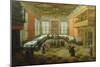 Elegant Figures Congregating in a Banqueting Hall-Louis de Caullery-Mounted Giclee Print