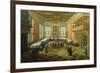 Elegant Figures Congregating in a Banqueting Hall-Louis de Caullery-Framed Giclee Print