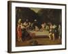 Elegant Figures Feasting in an Arbour-Eugène Boudin-Framed Giclee Print