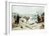 Elegant Figures Watching the Regatta, 1889-Georges Clairin-Framed Premium Giclee Print