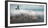 Elegant Fog Stream Downtown San Francisco-Vincent James-Framed Photographic Print