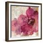 Elegant Fresco Floral Gold Flower I-Silvia Vassileva-Framed Art Print