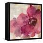 Elegant Fresco Floral Gold Flower I-Silvia Vassileva-Framed Stretched Canvas