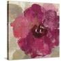 Elegant Fresco Floral Gold Flower III-Silvia Vassileva-Stretched Canvas