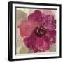 Elegant Fresco Floral Gold Flower III-Silvia Vassileva-Framed Art Print