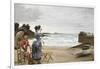 Elegant Ladies on the Beach, Undated-Jules-Charles Aviat-Framed Giclee Print