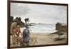 Elegant Ladies on the Beach, Undated-Jules-Charles Aviat-Framed Giclee Print