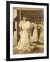 Elegant Lady Leaving Paris Opera-Tony Minartz-Framed Giclee Print