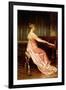 Elegant Lady Seated at Piano-Forte-Joseph Frederic Soulacroix-Framed Giclee Print