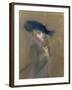 Elegant Lady-Paul Cesar Helleu-Framed Giclee Print