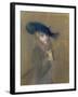 Elegant Lady-Paul Cesar Helleu-Framed Giclee Print