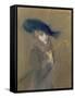 Elegant Lady-Paul Cesar Helleu-Framed Stretched Canvas