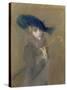 Elegant Lady-Paul Cesar Helleu-Stretched Canvas