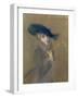 Elegant Lady-Paul Cesar Helleu-Framed Giclee Print