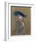 Elegant Lady-Paul Cesar Helleu-Framed Giclee Print