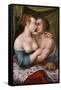 Elegant Loving Couple, Ca. 1600-null-Framed Stretched Canvas