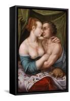 Elegant Loving Couple, Ca. 1600-null-Framed Stretched Canvas