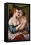 Elegant Loving Couple, Ca. 1600-null-Framed Stretched Canvas