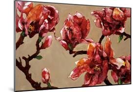 Elegant Magnolia-Joyce H. Kamikura-Mounted Art Print