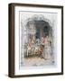 Elegant Meal During the Eighteenth Century-Maurice Leloir-Framed Giclee Print