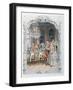 Elegant Meal During the Eighteenth Century-Maurice Leloir-Framed Giclee Print