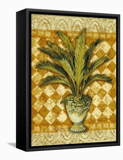 Elegant Palms I-Kathleen Denis-Framed Stretched Canvas