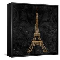 Elegant Paris Gold III-Linda Baliko-Framed Stretched Canvas