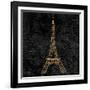 Elegant Paris Gold III-Linda Baliko-Framed Art Print