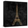 Elegant Paris Gold III-Linda Baliko-Framed Stretched Canvas