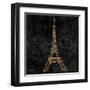 Elegant Paris Gold III-Linda Baliko-Framed Art Print