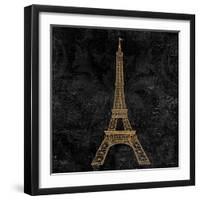 Elegant Paris Gold III-Linda Baliko-Framed Art Print