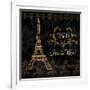 Elegant Paris Gold Square III-Linda Baliko-Framed Art Print