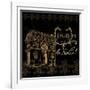 Elegant Paris Gold Square IV-Linda Baliko-Framed Art Print