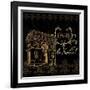 Elegant Paris Gold Square IV-Linda Baliko-Framed Art Print