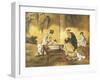 Elegant Pastimes, Calligraphy, Screen-Kano Tansetsu-Framed Giclee Print