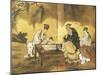 Elegant Pastimes, Calligraphy, Screen-Kano Tansetsu-Mounted Giclee Print