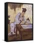 Elegant Pastimes, Calligraphy, Screen-Kano Tansetsu-Framed Stretched Canvas