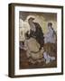 Elegant Pastimes, Calligraphy, Screen-Kano Tansetsu-Framed Giclee Print