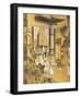 Elegant Pastimes, Painting, Screen-Kano Tansetsu-Framed Giclee Print