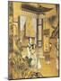 Elegant Pastimes, Painting, Screen-Kano Tansetsu-Mounted Giclee Print