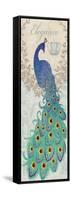 Elegant Peacock-Piper Ballantyne-Framed Stretched Canvas