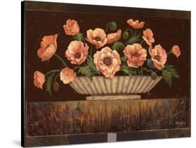 Elegant Poppies-Jillian Jeffrey-Stretched Canvas