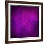 Elegant Purple Pink and Blue Background with Black Border and Vintage Grunge Texture-FinaLee-Framed Art Print