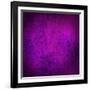 Elegant Purple Pink and Blue Background with Black Border and Vintage Grunge Texture-FinaLee-Framed Art Print