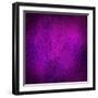 Elegant Purple Pink and Blue Background with Black Border and Vintage Grunge Texture-FinaLee-Framed Premium Giclee Print