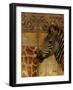 Elegant Safari I (Zebra)-Patricia Pinto-Framed Art Print