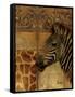 Elegant Safari I (Zebra)-Patricia Pinto-Framed Stretched Canvas