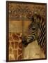 Elegant Safari I (Zebra)-Patricia Pinto-Framed Art Print