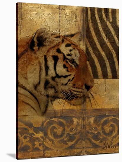 Elegant Safari II (Tiger)-Patricia Pinto-Stretched Canvas