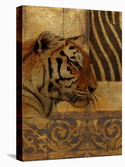 Elegant Safari II (Tiger)-Patricia Pinto-Stretched Canvas
